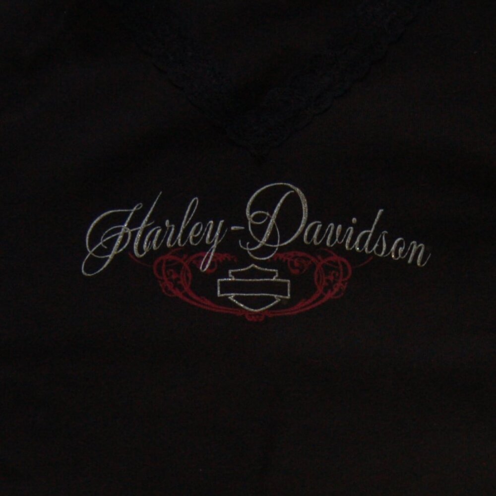 Vintage Harley Davidson women's long sleeve t-shirt black